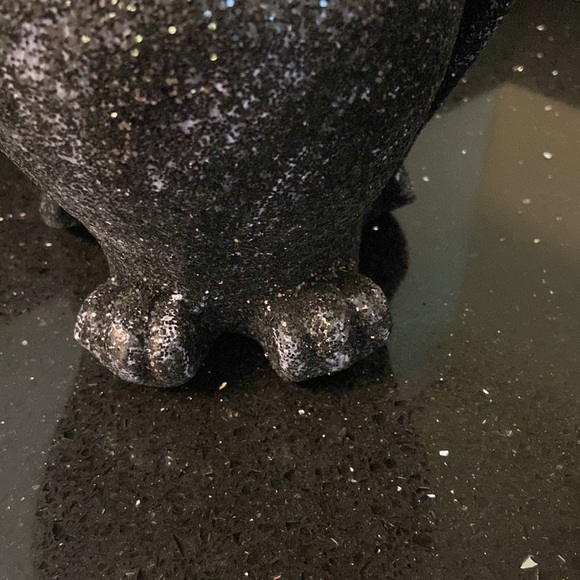 Black Glitter Owl Halloween Large - Picture 5 of 11